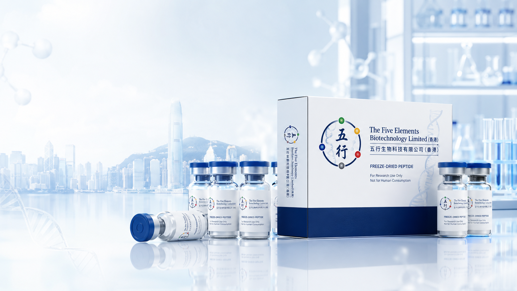 Five Elements biotech research product visual